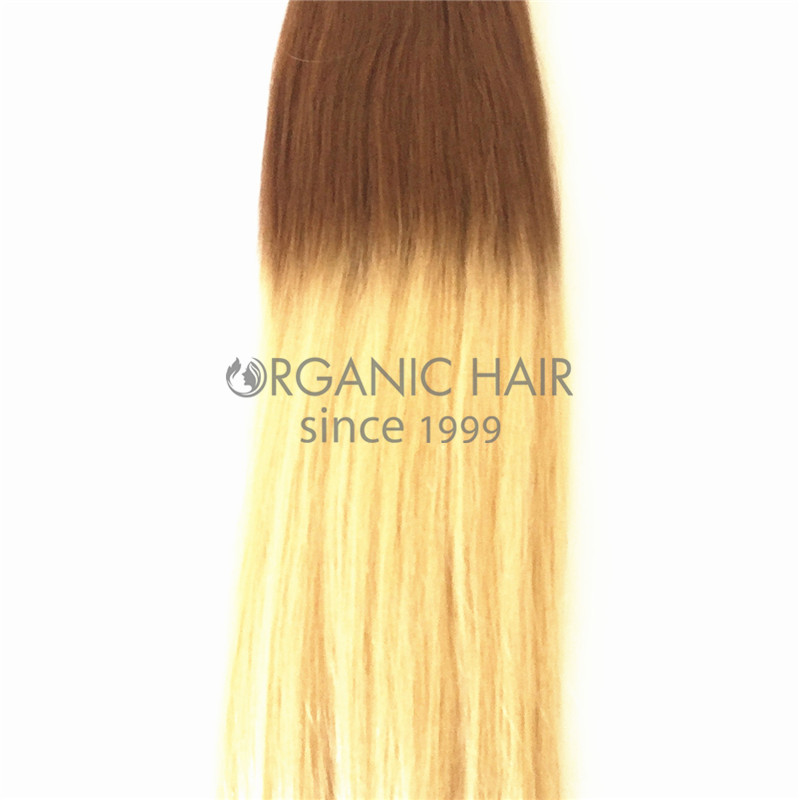 24 inch Ombre color brazilian hair weave 